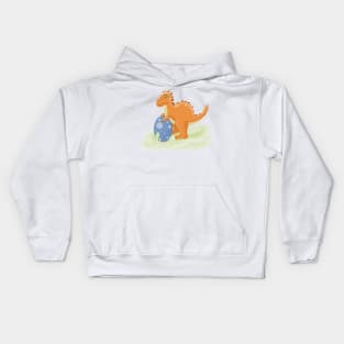 Easter dino egg Kids Hoodie